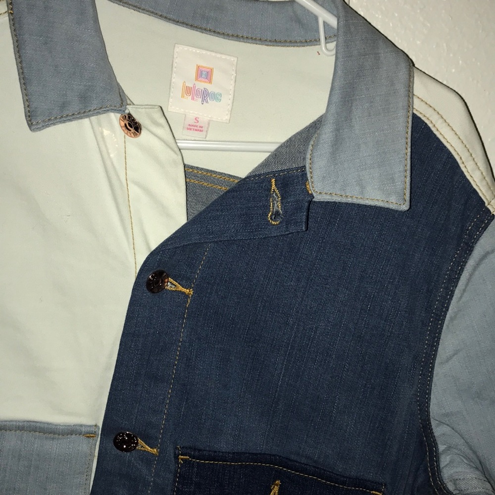 💕Lularoe Jean Jacket - Picture 2 of 2